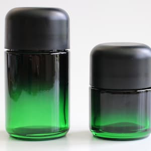 Glass Stash Jars-70ml & 110ml- Smell Proof-Child Proof Lid-Safe and Secure Jar