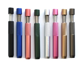 3" One Hitter Bats- Spring Loaded--Self Eject Button for Ash-Designed for 4" Dugouts