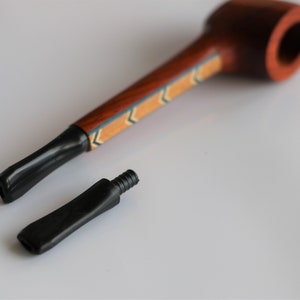 Kafpipe Replacement Long 7.5 Inch Acrylic Stem for Churchwarden Pipe Fits  for Our Long Models KAF233, KAF218, KAF219 / Acrylic Mouthpiece 