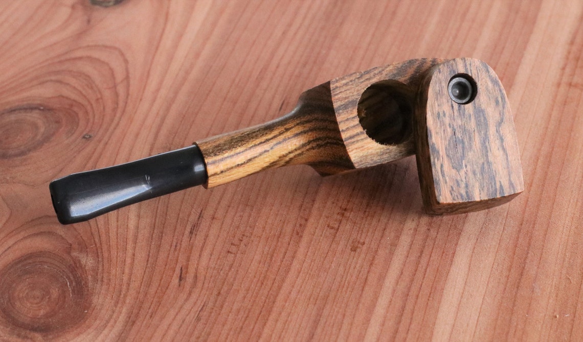 3.25 Wood Pipe Exotic Swivel Lid MouthpieceBeautiful Etsy