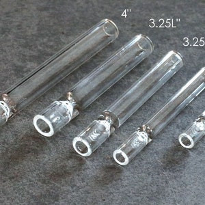 Glass One Hitter Pipes- All Sizes for All Occasions