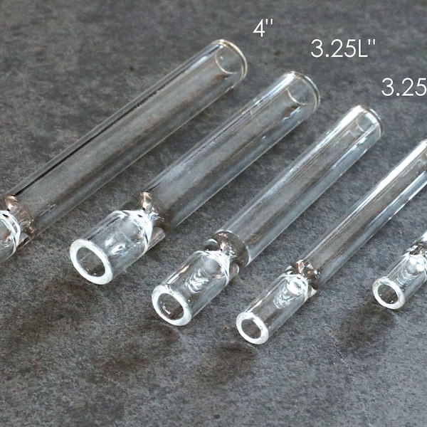 Glass One Hitter Pipes- All Sizes for All Occasions