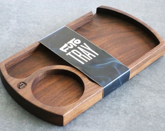 The Ultimate Tray- Handcrafted Walnut Tray for Smokers-Futo Tray