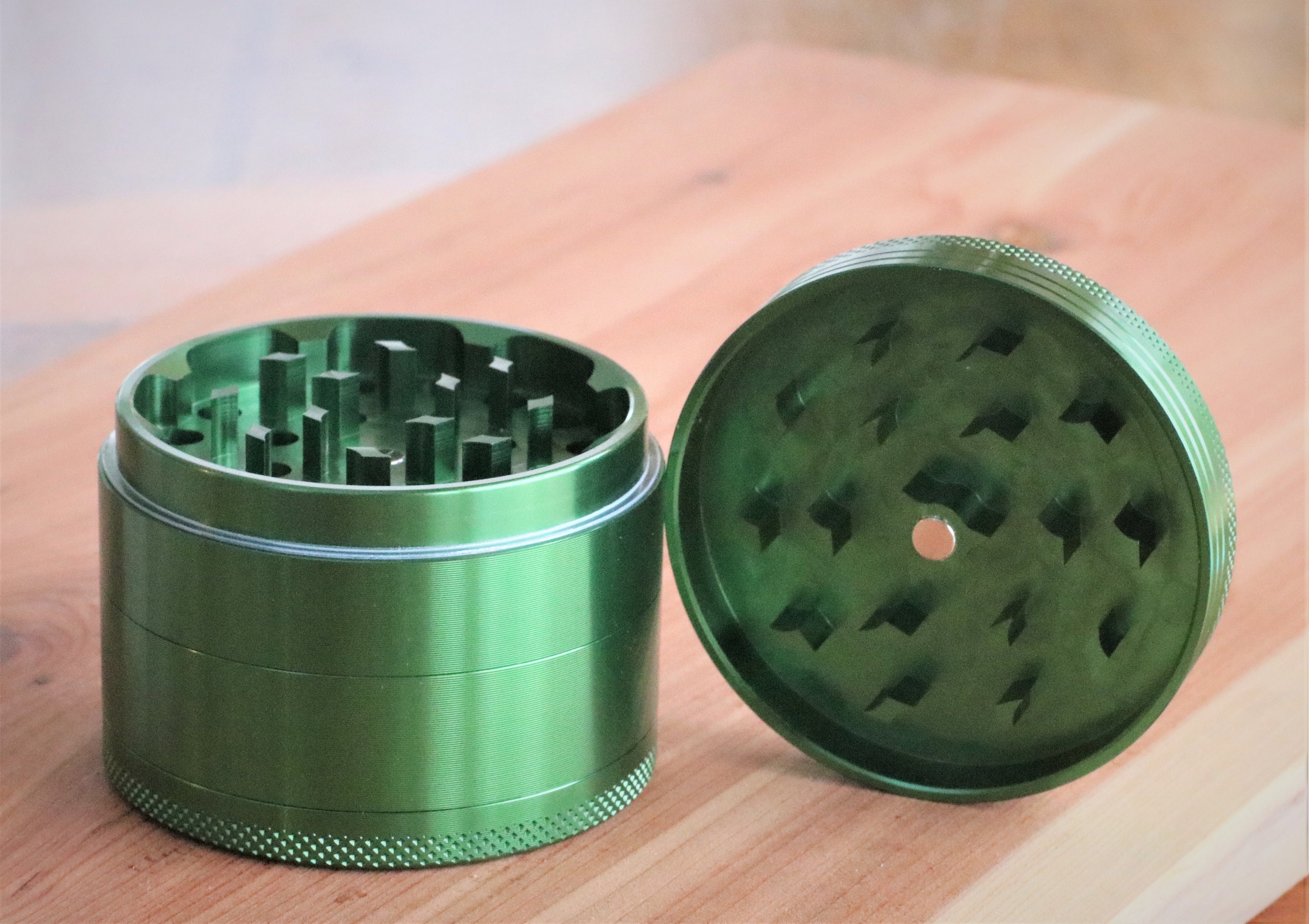 2.5 Herb Grinder Perfect for Dried Herbs 4 Pc Etsy