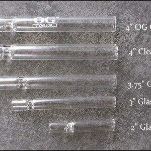 5pcs Thick Glass Tobacco Glass Pipes Reusable One Hitter Smoking