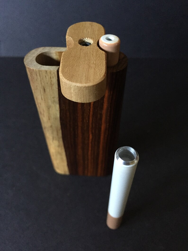 Ceramic & Metal Cigarette Style One Hitter Pipes Etsy