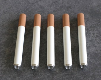 4 Wooden Dugout w/Rounded Edge and 3 Metal Cigarette One-Hitter