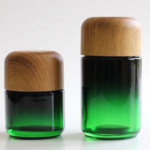 Glass Stash Jars-70ml & 110ml- Smell Proof-Child Proof Lid-Safe and Secure Jar