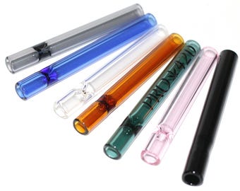 4&quot; Glass Multi Hitter Pipe: Extra Thick, 7 Colors