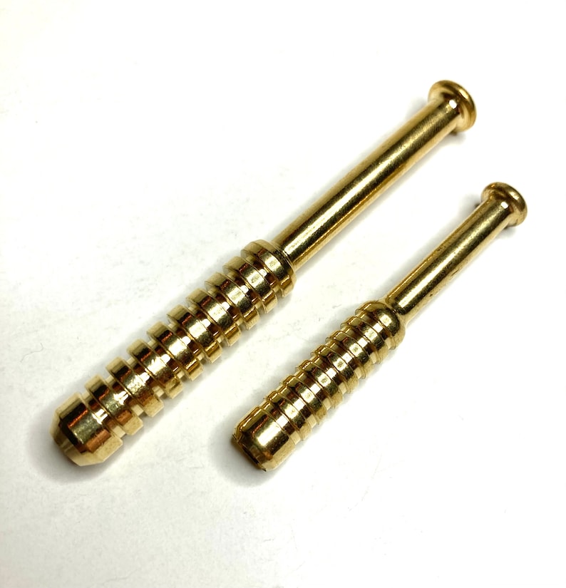 2 & 3 Brass One Hitter Bats Solid Brass Lasts a Etsy