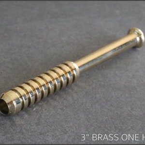 2" & 3" Brass One Hitter Bats- Solid Brass- Lasts a Lifetime-Yes-these are the real ones-Old School