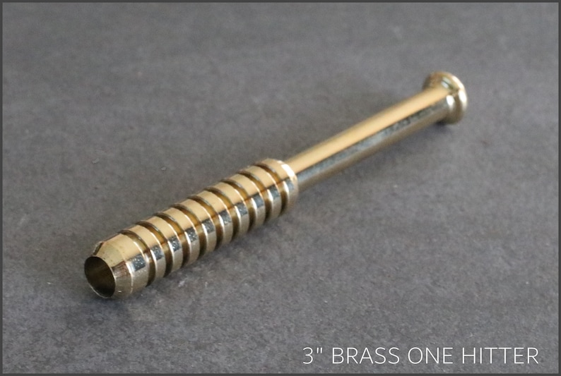 2 & 3 Brass One Hitter Bats Solid Brass Lasts a Lifetime-Yes-these are the real ones-Old School 3 inches