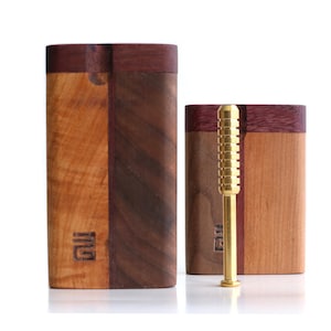 3G Swivel Lid Dugouts & One Hitter Pipes-American Handcrafted Stash Boxes