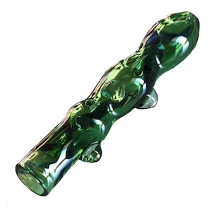 Goddess Glass Pipe: 4" Thick Glass Multi Hitter Party Pipe-Glass