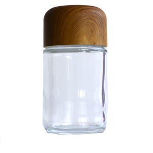 4&quot; Glass Stash Jar-110ml- Smell Proof-Child Proof Lid-Safe and Secure Jar