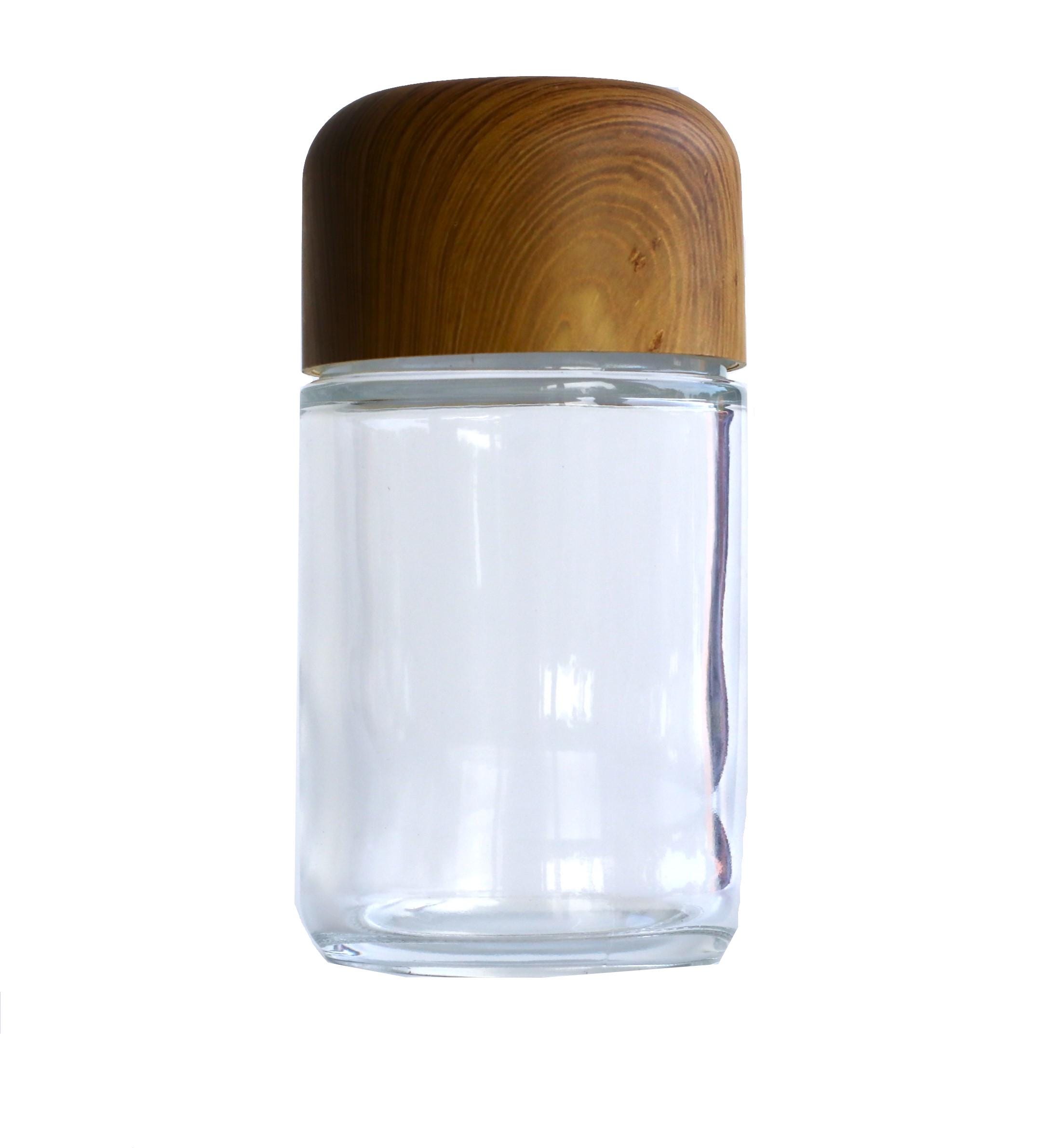4" Glass Stash Jar-110ml- Smell Proof-Child Proof Lid-Safe and Secure Jar