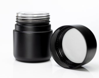 Glass Herb Stash Jar- Dark Coated Glass- UV Protection-Child Proof-Smell Proof-Professional Grade Herb Stash Jar