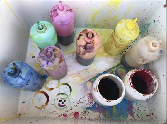Tie dye kit dye -refills (procion dye, non reactive dye, 8oz bottle dye refills)