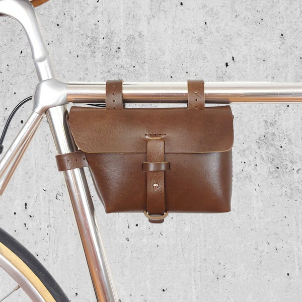 Leather Bicycle Tool Bag, Personalized.