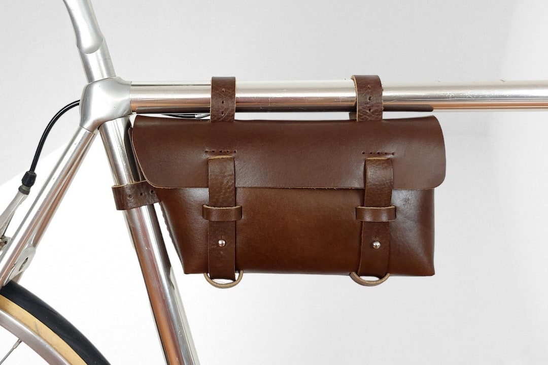 Via Veneto Borse Per Bici In Cuoio Manubrio Borse Per Bici In