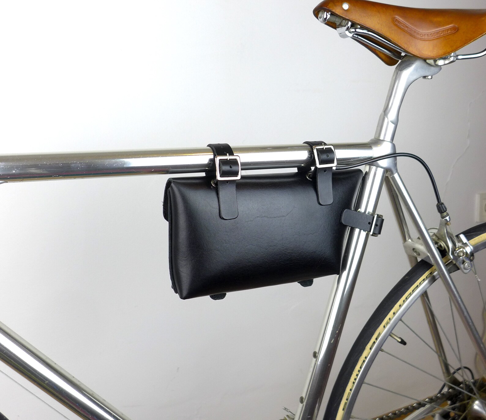 Leather Bicycle Tool Bag Bike bag Crossbar Bag Frame Pouch Etsy