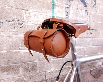 Leather Bicycle Bag, Saddle Bag, Bike bag, Bicycle Tool Bag