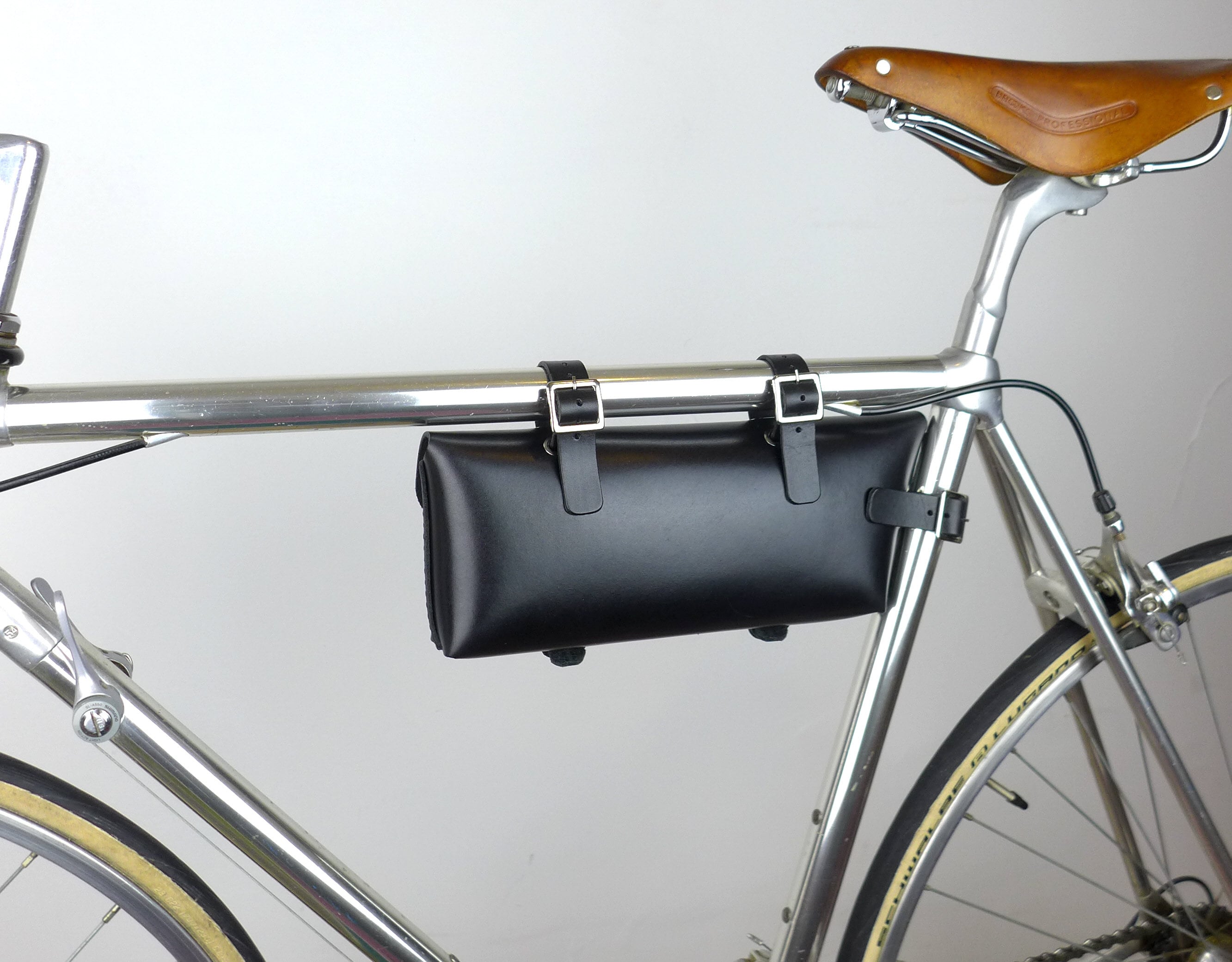 Leather Bicycle Tool Bag Bike bag Crossbar Bag Frame Pouch Etsy