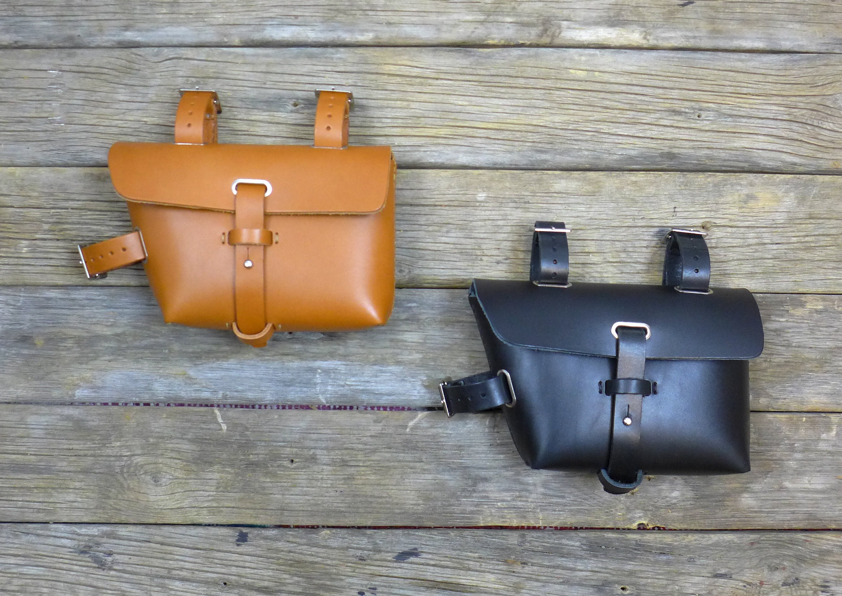 Leather Bicycle Tool Bag Bike bag Crossbar Bag Frame Pouch Etsy