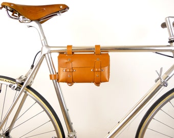 Leather Bicycle Tool Bag - Saddle Bag - Bike bag - Frame Bage - Crossbar Bag