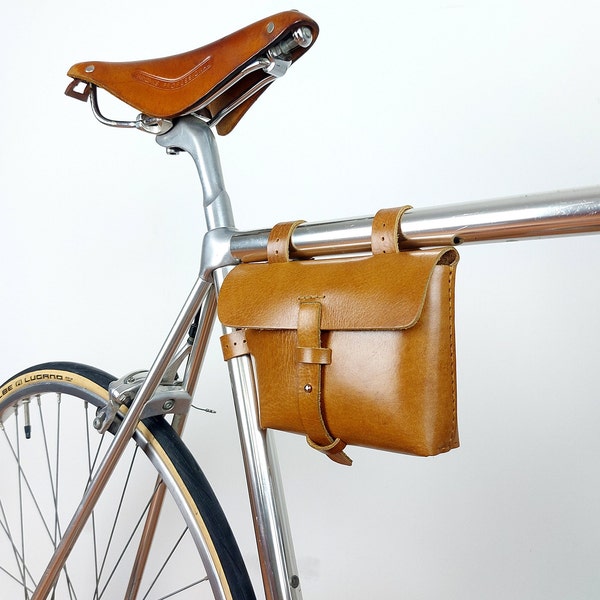 Leather Bike Bag Etsy