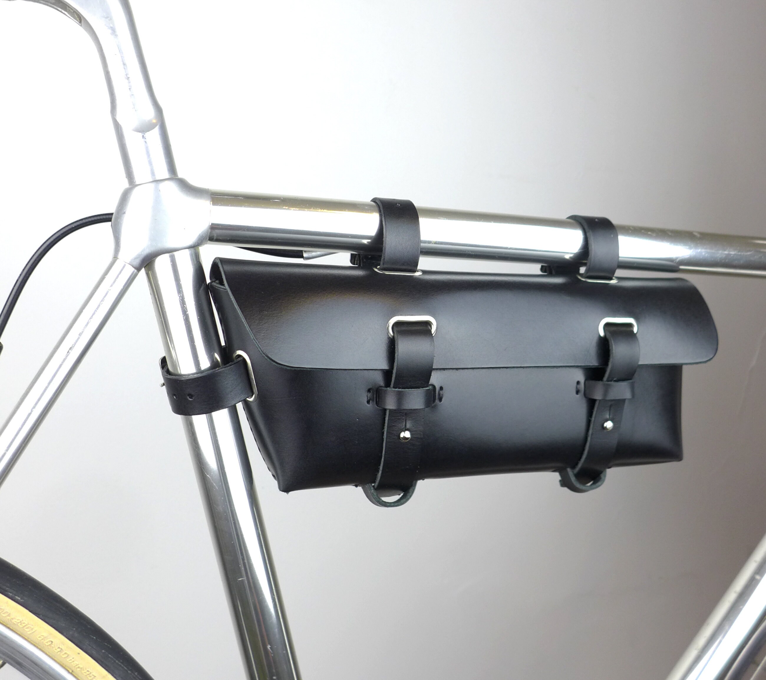 Leather Bicycle Tool Bag Bike bag Crossbar Bag Frame Pouch Etsy