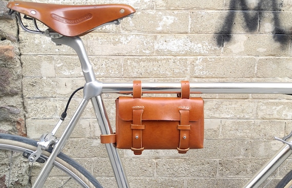 leather bike tool bag