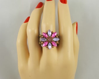 18 styles/Pink Stretch Rings/Barbie Pink