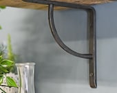 Forge Dovedale Arched Beeswax Iron Shelf Bracket 16 x 16cm