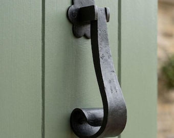 Hand-Crafted Wrought Iron Door Knocker