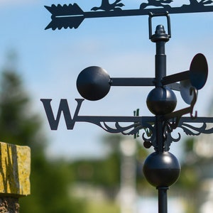 Black Steel Welsh Dragon Weathervane image 5