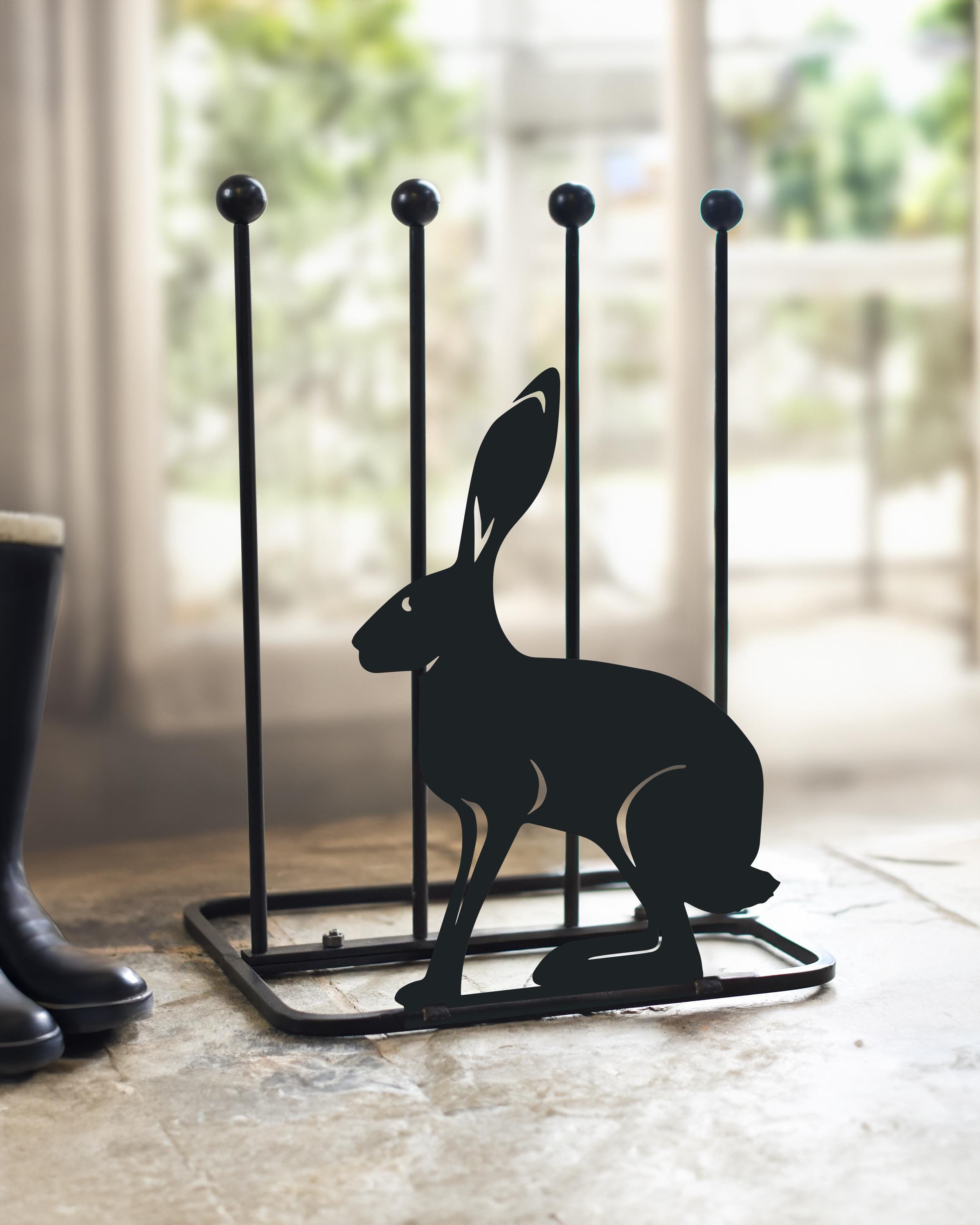 Outdoor Welly Boot Rack Outside Boot Box Storage Hare Wellington