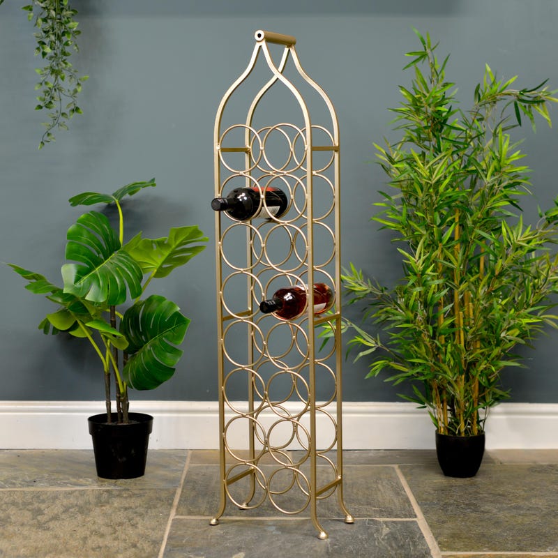 Gold Wine Rack - Etsy UK