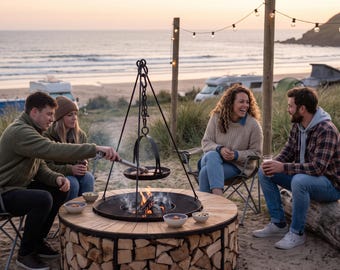 Iron Cooking Tripod for 60cm & 70cm Fire Bowl