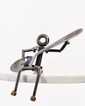 Guitarist Mini Scrap Metal Sculpture, Art Object, Recycled Metalwork, Scrap Metalwork, Musicians, Fun & Quirky Gift Idea, Secret Santa Gift