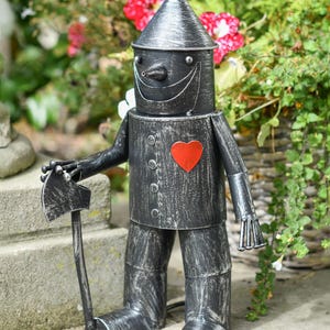 Tin Man Garden Ornament, Metal Garden Decoration, Garden Sculpture afbeelding 5