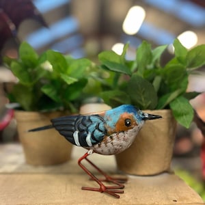 Hand-Crafted Metal Chaffinch | Bird Watchers Gift | Garden Gift