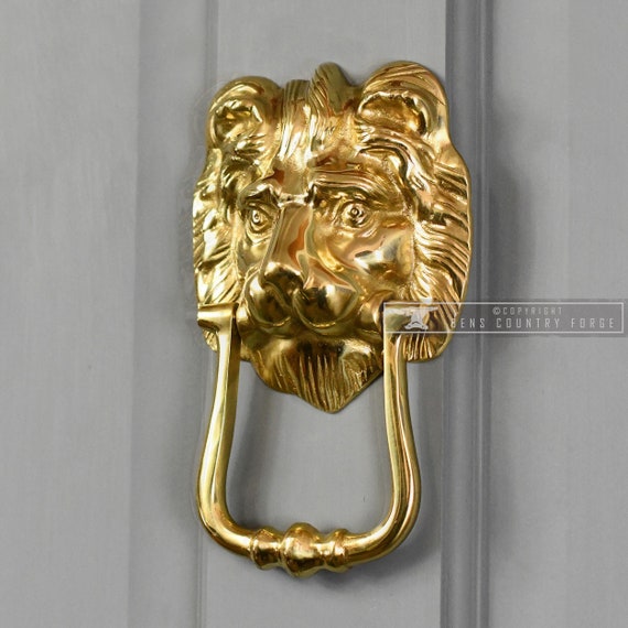 Forge Mayfair Lion Door Knocker Etsy