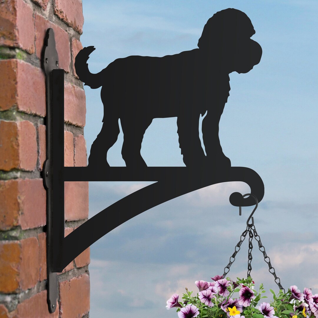 Cockapoo Silhouette Hanging Basket Bracket/ Dog Lovers/dog Etsy UK