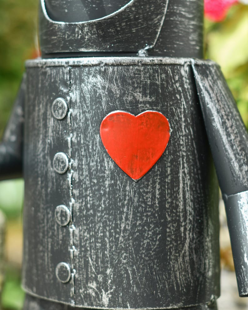 Tin Man Garden Ornament, Metal Garden Decoration, Garden Sculpture afbeelding 7