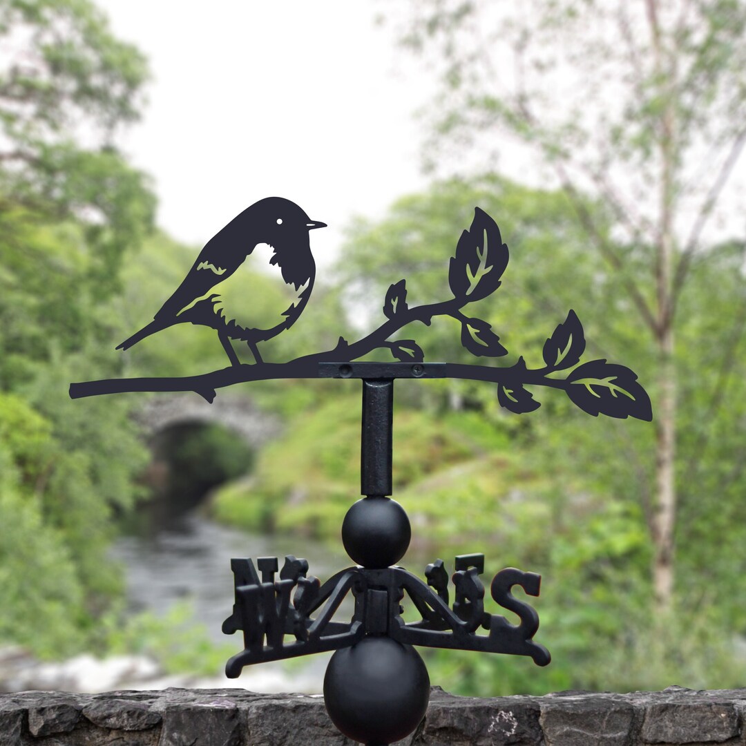 Weathervane Robin Robin Weathervane, Cast Iron Garden Decoration, Bird Lover Gift - Etsy