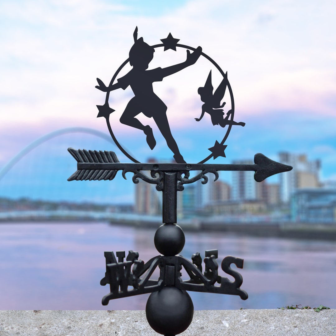 Peter Pan Weathervane/ Neverland Magical Tinkerbell Gift/ Etsy UK