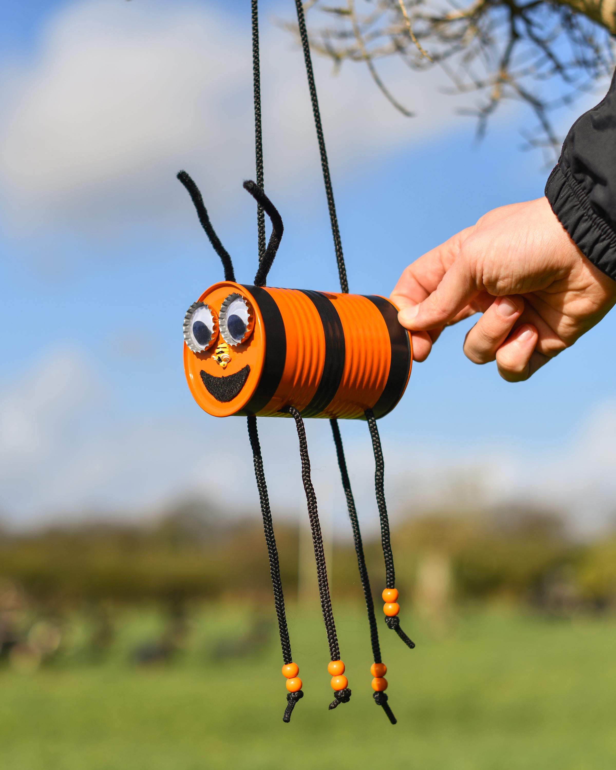 Recycled Insect Colourful Recycled Materials Bee Insect Hotel | Fun Hanging Bug Hotel ...