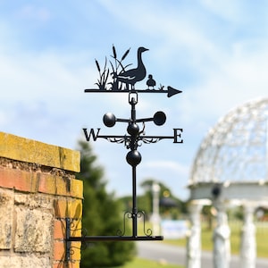Mother Duck & Duckling Weathervane/Bird Watchers/Countryside, Farmyard, Country House, Bird Wind Vane, Weathervanes, Garden Decoration Gift