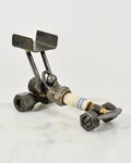 Up-Cycled Spark Plug and Metal Race Car